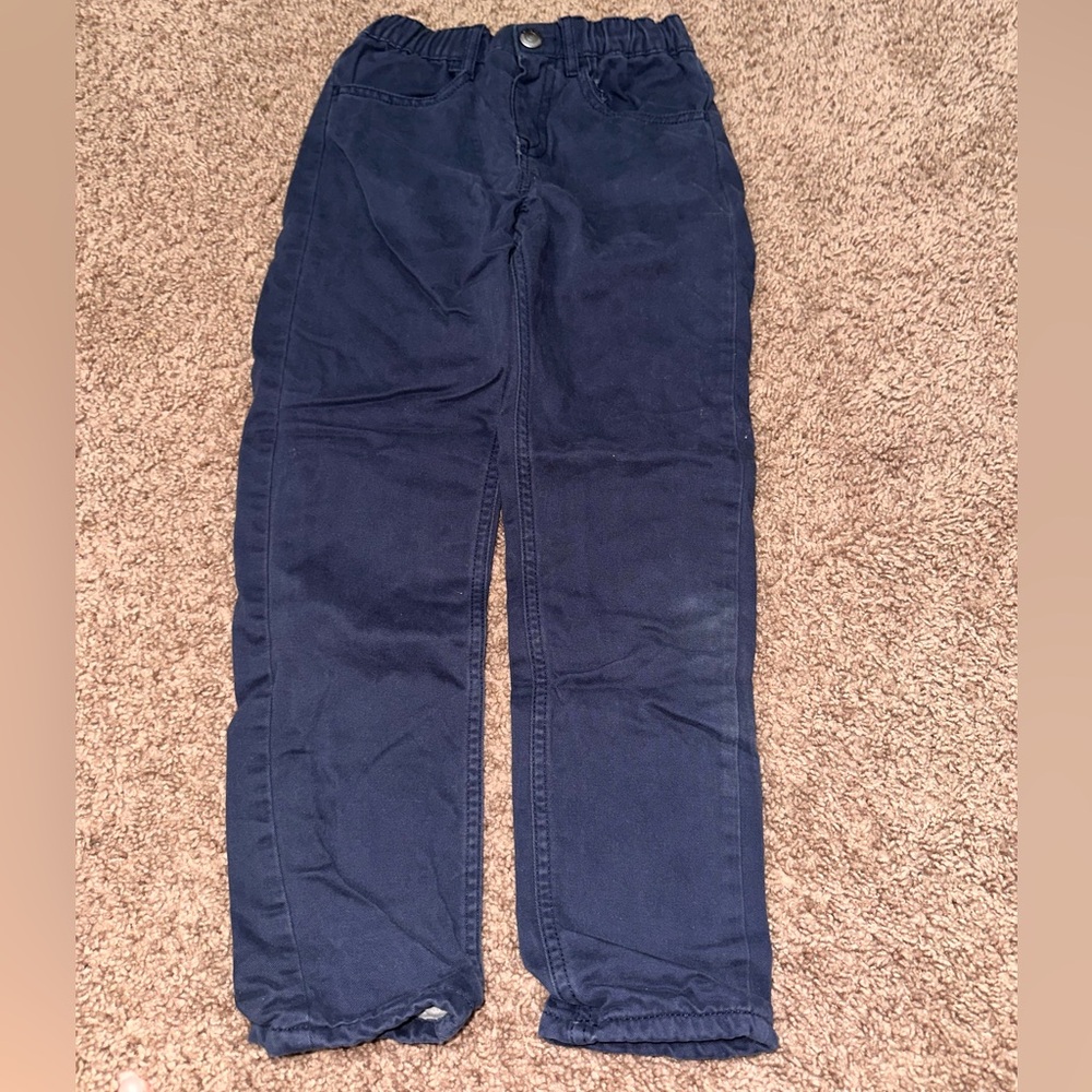 H&M Deep Blue Relaxed Trousers
